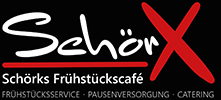 Schörx - Schörks Frühstückscafé - Frühstücksservice, Pausenversorgung und Catering - Logo Schwarz